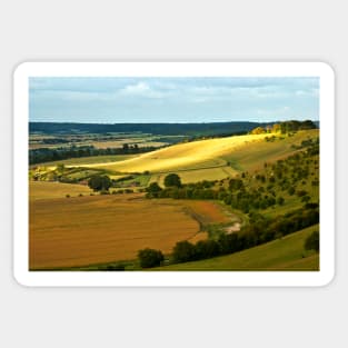 View Over The Thames Valley Sticker